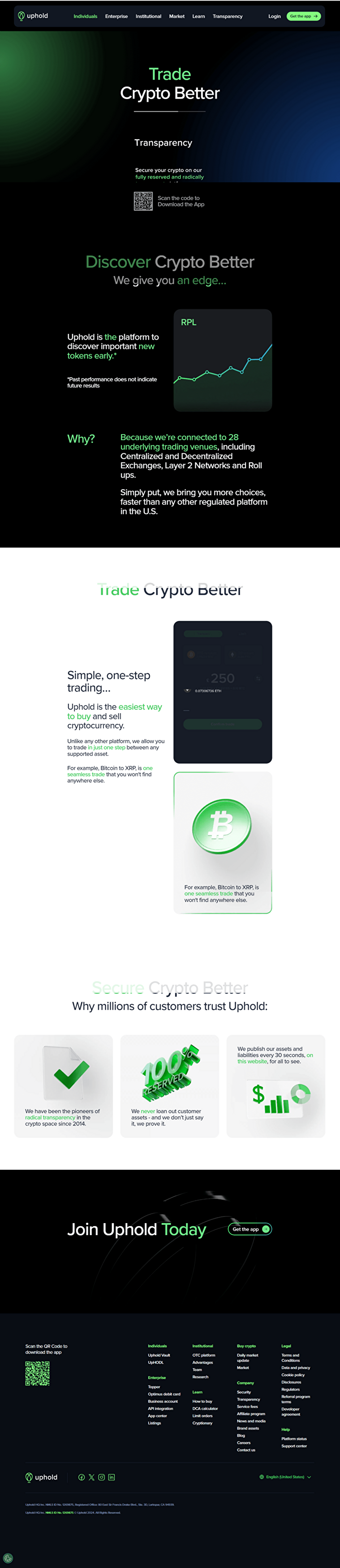 Log In | Uphold®: | Sign In to Your Account*